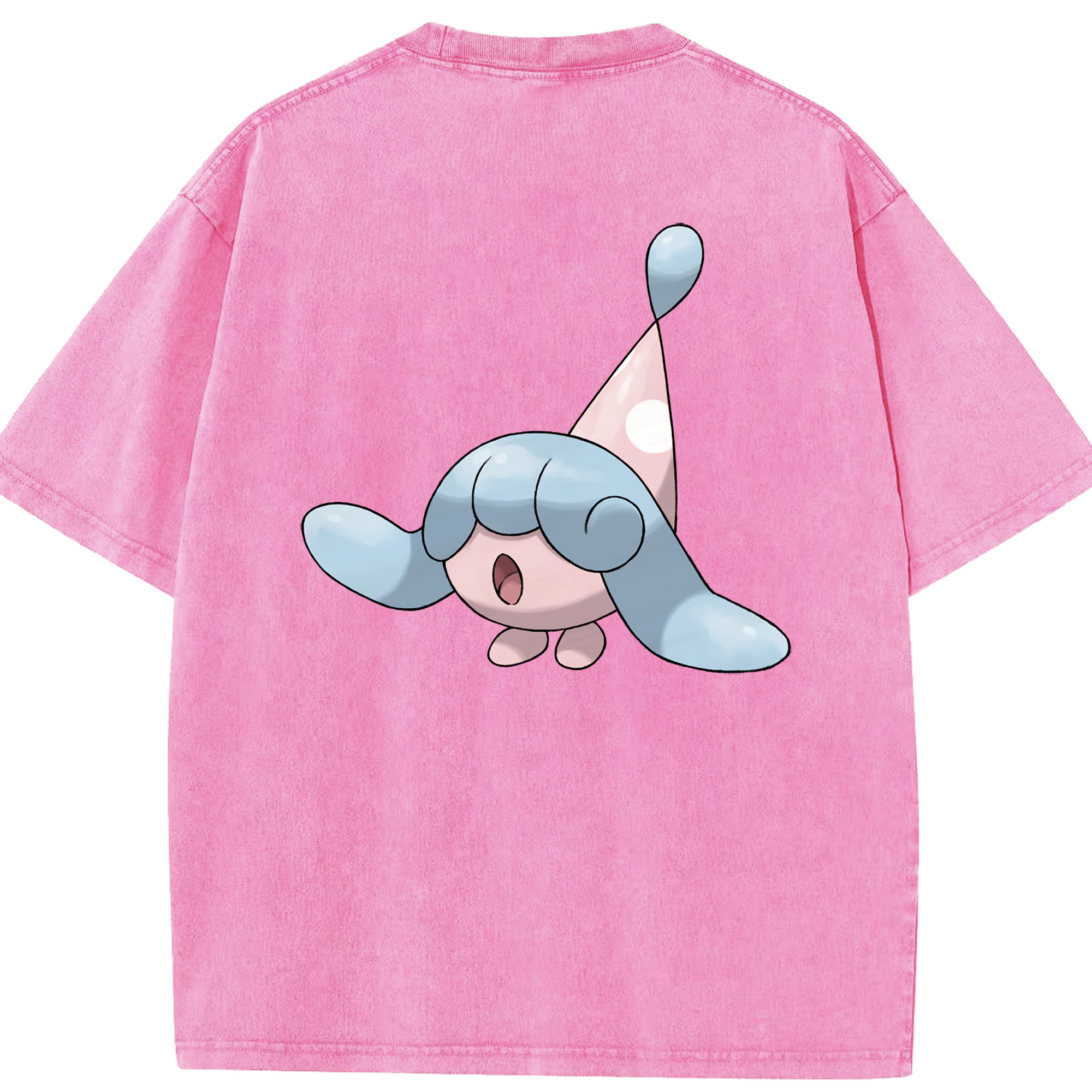 （画像用） ポケットモンスター Pokémon 綿100% ヴィンテージ風 半袖Tシャツ（背面プリント）